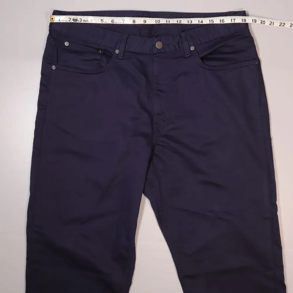 Quince Comfort Stretch Traveler 5-Pocket Pants Deep Navy Mens 35X30